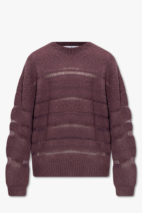 clothing eyewear accessories Keepall Purple Wool sweater Acne Studios Extension fmedShops France